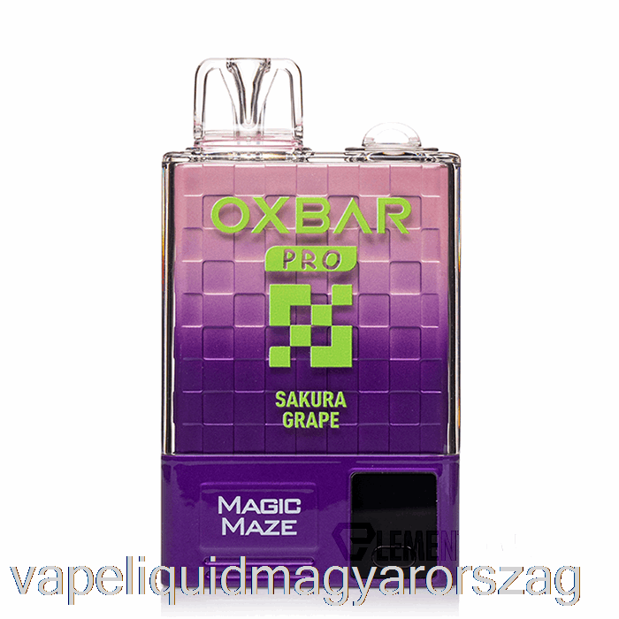 Oxbar Magic Labirintus Pro 10000 Eldobható Sakura Szőlő Vape Toll